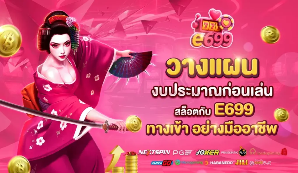 วางแผนงบประมาณก่อนเล่นสล็อตกับ E699 ทางเข้า อย่างมืออาชีพ
