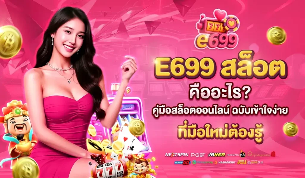 E699 สล็อต คืออะไร? คู่มือสล็อตออนไลน์ฉบับเข้าใจง่าย ที่มือใหม่ต้องรู้
